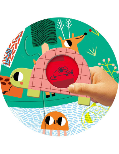 1105581,Puzzle - Descopera imagini ascunse (25 piese)