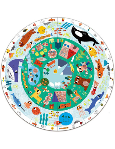 1105581,Puzzle - Descopera imagini ascunse (25 piese)