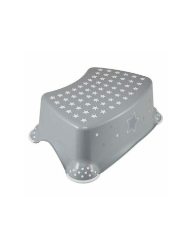 BN-45000,Inaltator de baie antiderapant, Stars, Cu baza antialunecare, 40.5 x 28.5 x 14 cm, Keeeper, Grey