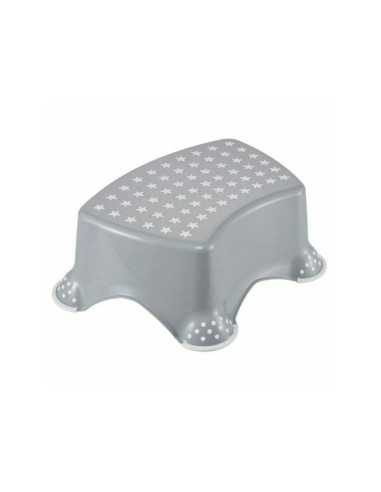 BN-45000,Inaltator de baie antiderapant, Stars, Cu baza antialunecare, 40.5 x 28.5 x 14 cm, Keeeper, Grey
