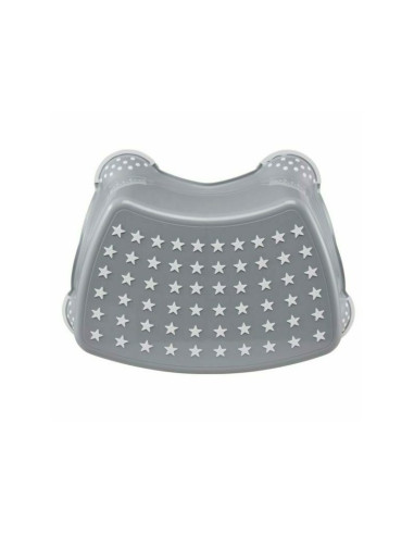 BN-45000,Inaltator de baie antiderapant, Stars, Cu baza antialunecare, 40.5 x 28.5 x 14 cm, Keeeper, Grey