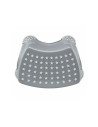 BN-45000,Inaltator de baie antiderapant, Stars, Cu baza antialunecare, 40.5 x 28.5 x 14 cm, Keeeper, Grey
