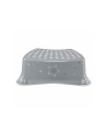 BN-45000,Inaltator de baie antiderapant, Stars, Cu baza antialunecare, 40.5 x 28.5 x 14 cm, Keeeper, Grey