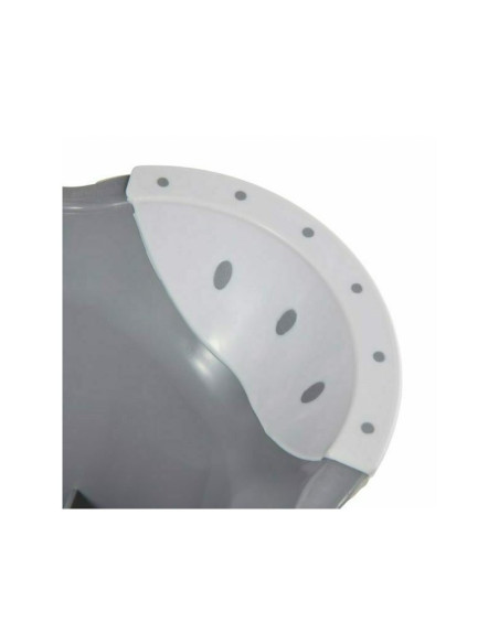 BN-45000,Inaltator de baie antiderapant, Stars, Cu baza antialunecare, 40.5 x 28.5 x 14 cm, Keeeper, Grey