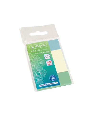 50033447,Bloc notite mini adezive 20x50mm 4x40f greenline