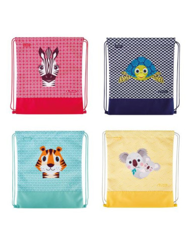 50038619,Sac sport diverse motive, Cute animals, 1buc.