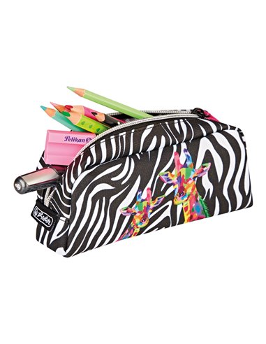50043798,Penar tip etui Herlitz, 1 compartiment, motiv wild neon