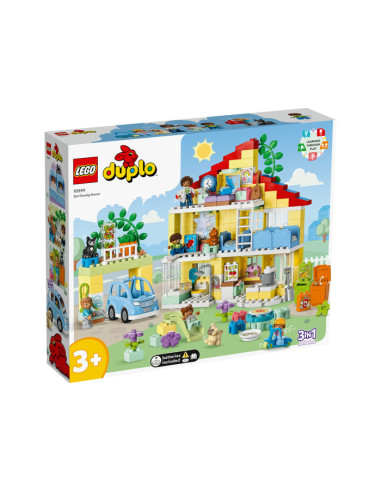 10994,LEGO DUPLO, Casa familiei 3in1, 10994, 218 piese 10994,LEGO DUPLO, Casa familiei 3in1, 10994, 218 piese