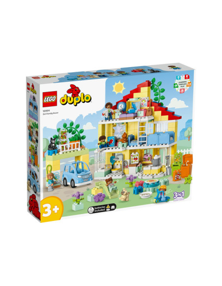10994,LEGO DUPLO, Casa familiei 3in1, 10994, 218 piese 10994,LEGO DUPLO, Casa familiei 3in1, 10994, 218 piese