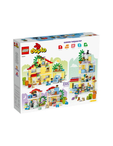 10994,LEGO DUPLO, Casa familiei 3in1, 10994, 218 piese 10994,LEGO DUPLO, Casa familiei 3in1, 10994, 218 piese