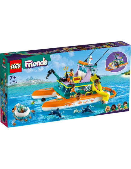 41734,LEGO Friends, Barca de salvare pe mare, 41734, 717 piese 41734,LEGO Friends, Barca de salvare pe mare, 41734, 717 piese