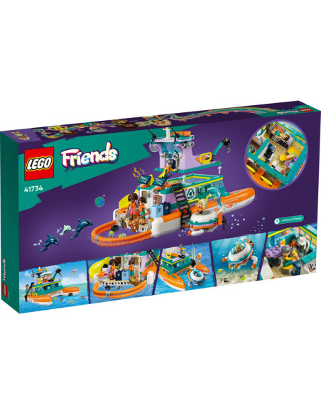 41734,LEGO Friends, Barca de salvare pe mare, 41734, 717 piese 41734,LEGO Friends, Barca de salvare pe mare, 41734, 717 piese