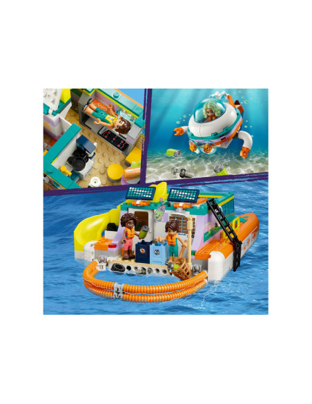 41734,LEGO Friends, Barca de salvare pe mare, 41734, 717 piese 41734,LEGO Friends, Barca de salvare pe mare, 41734, 717 piese