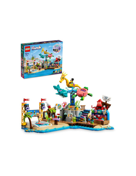 41737,LEGO Friends, Parc de distractii pe plaja, 41737, 1348 piese 41737,LEGO Friends, Parc de distractii pe plaja, 41737, 1348 piese