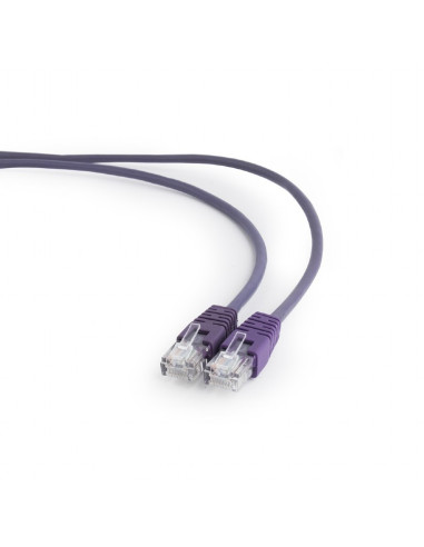 RY-PP12-0.25M/V,PATCH CORD UTP GEMBIRD Cat5e, cupru-aluminiu, 0.25 m, violet, AWG26, "PP12-0.25M/V"