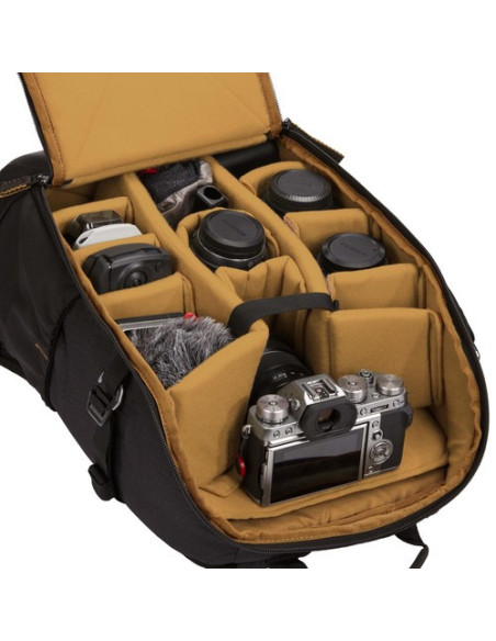 CVBP-105 BLACK,RUCSAC pt. camera DSLR si accesorii, spatiu notebook 14 inch, husa antiumezeala, CASE LOGIC, buzunar frontal | bu