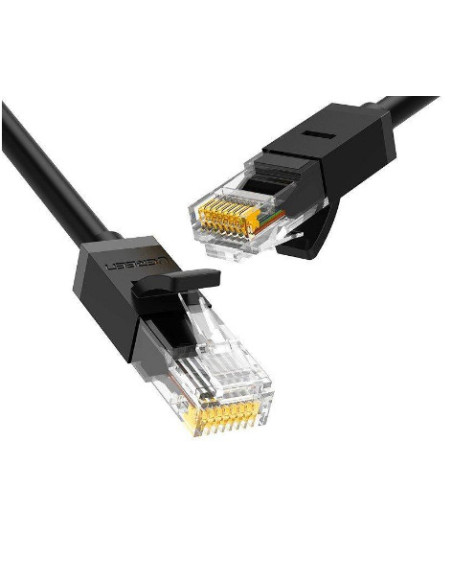 RY-20161,PATCH CORD UTP Ugreen Cat6, "NW102" fire din cupru, viteza maxima 1 Gbps, 3m, negru "20161" - 6957303821617