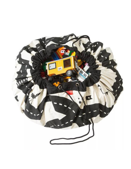 UP-2330,Covoras de joaca si saculet de jucarii 2 in 1 - ROADMAP