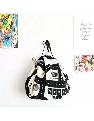 UP-2330,Covoras de joaca si saculet de jucarii 2 in 1 - ROADMAP