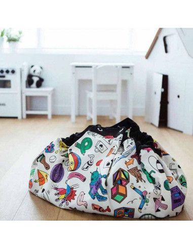 UP-2330a,Covoras de joaca si saculet de jucarii 2 in 1 - Toys - Coloreaza-ma