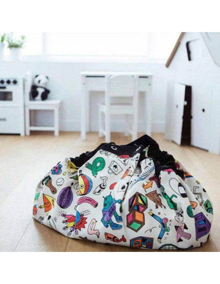 UP-2330a,Covoras de joaca si saculet de jucarii 2 in 1 - Toys - Coloreaza-ma