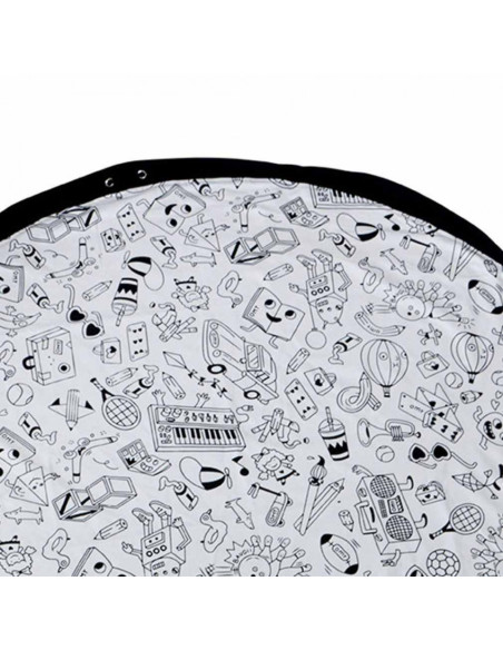 UP-2330a,Covoras de joaca si saculet de jucarii 2 in 1 - Toys - Coloreaza-ma