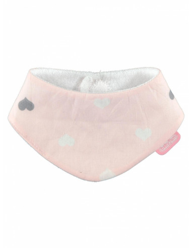 UP-bj_5151,Baveta cu doua fete tip esarfa BabyJem Scarf (Culoare: Roz)