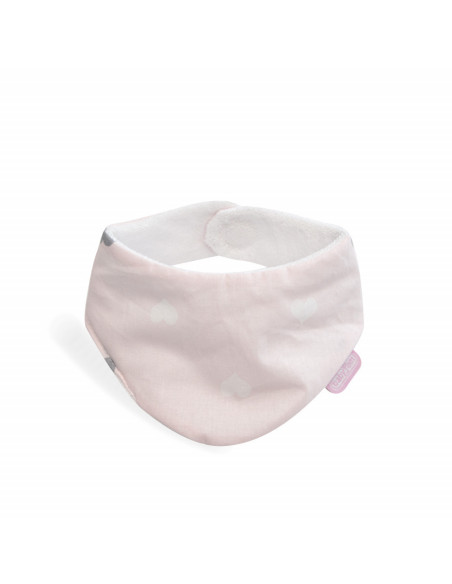 UP-bj_5151,Baveta cu doua fete tip esarfa BabyJem Scarf (Culoare: Roz)