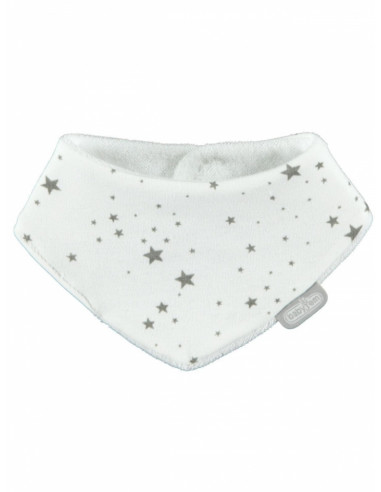 UP-bj_5152,Baveta cu doua fete tip esarfa BabyJem Scarf (Culoare: Alb)