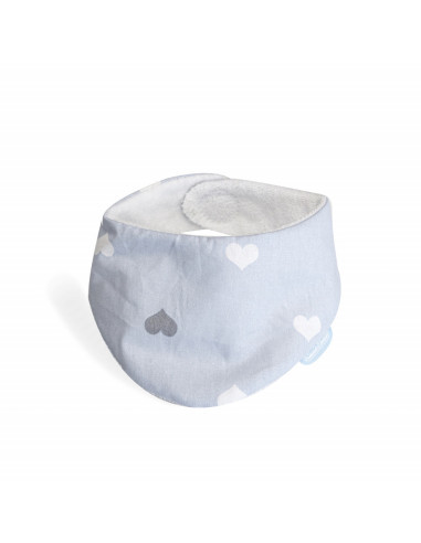 UP-bj_5152,Baveta cu doua fete tip esarfa BabyJem Scarf (Culoare: Alb)
