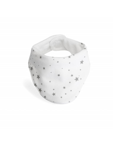 UP-bj_5152,Baveta cu doua fete tip esarfa BabyJem Scarf (Culoare: Alb)