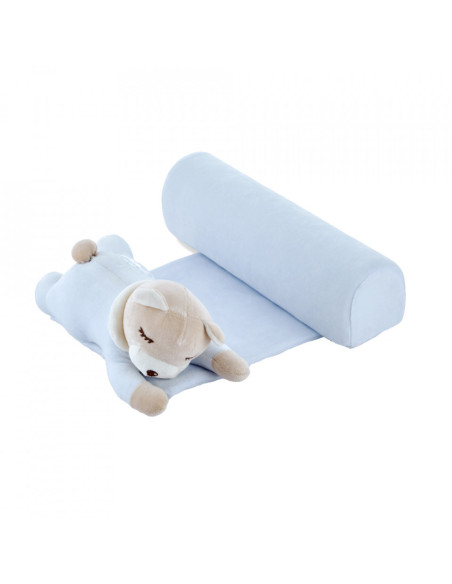 UP-bj_6741,Pernuta pozitionator BabyJem anti-rasucire pentru bebelusi Teddy (Culoare: Gri)
