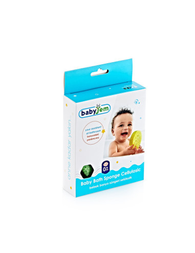 UP-bj_0204,Burete natural pentru copii BabyJem (Culoare: Bleu)