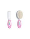 UP-bj_5192,Set pieptan si perie din peri naturali BabyJem (Culoare: Bleu)