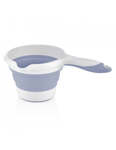 UP-bj_5962,Set de baie cu 5 piese si cadita pliabila Babyjem (Culoare: Roz)