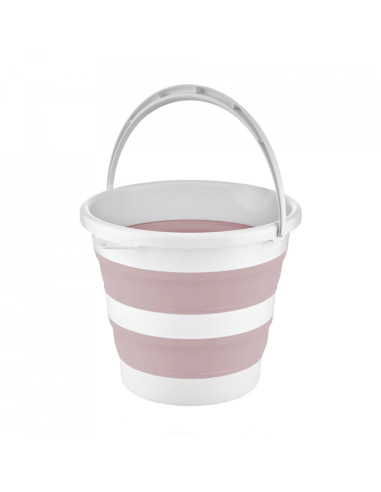 UP-bj_5962,Set de baie cu 5 piese si cadita pliabila Babyjem (Culoare: Roz)