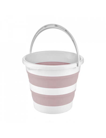 UP-bj_5962,Set de baie cu 5 piese si cadita pliabila Babyjem (Culoare: Roz)