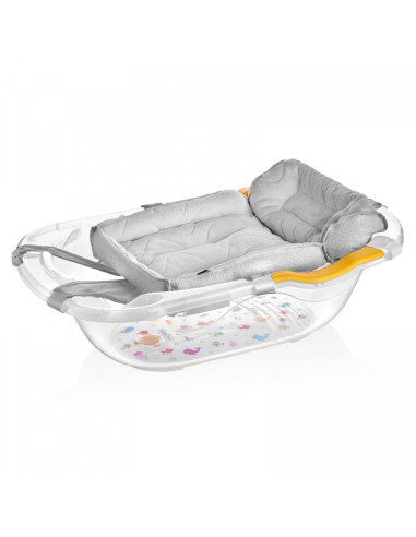 UP-bj_3254,Salteluta de tip hamac pentru cadita BabyJem (Culoare: Gri)