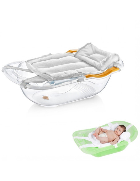 UP-bj_3252,Salteluta de tip hamac pentru cadita BabyJem (Culoare: Alb)