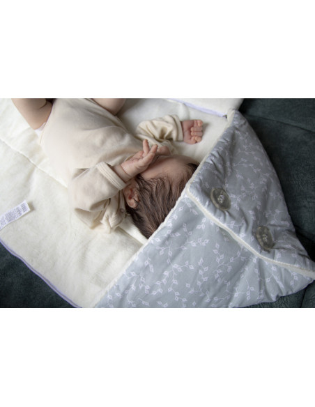 UP-bj_4284,Paturica multifunctionala din bumbac BabyJem (Culoare: Maro)