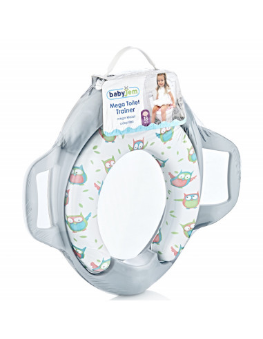 UP-bj_0641,Reductor moale pentru toaleta BabyJem (Culoare: Verde)