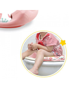 UP-bj_0643,Reductor moale pentru toaleta BabyJem (Culoare: Roz) 2