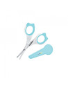 UP-bj_5202,Forfecuta pentru bebelusi cu suport protectie BabyJem (Culoare: Bleu)