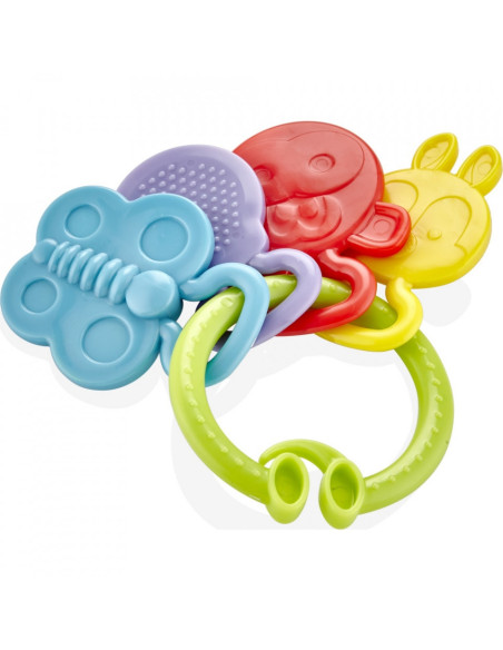 UP-bj_6445,Jucarie dentitie Rattle Teether BabyJem (Culoare: Bleu)