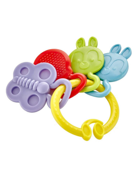 UP-bj_6445,Jucarie dentitie Rattle Teether BabyJem (Culoare: Bleu)