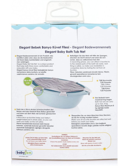 UP-bj_697,Suport textil elegant pentru cadite Babyjem