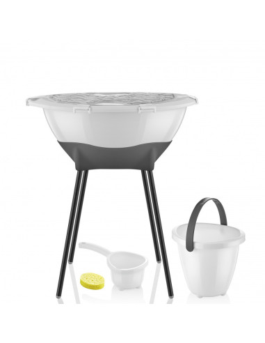 UP-bj_6964,Set de baie BabyJem Elegant (Culoare: Alb)