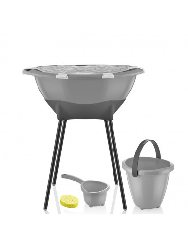 UP-bj_6964,Set de baie BabyJem Elegant (Culoare: Alb)