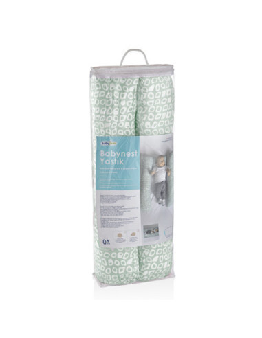 UP-bj_7451,Perna 3 in 1: babynest, pentru gravide si pentru alaptare in forma de U BabyJem (Culoare: Verde)
