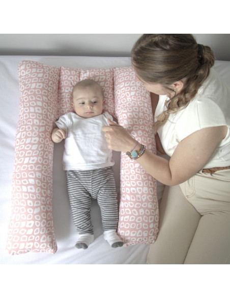 UP-bj_7454,Perna 3 in 1: babynest, pentru gravide si pentru alaptare in forma de U BabyJem (Culoare: Galben)